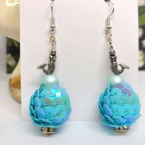 🆕️ Sequin Mermaid Earrings A1